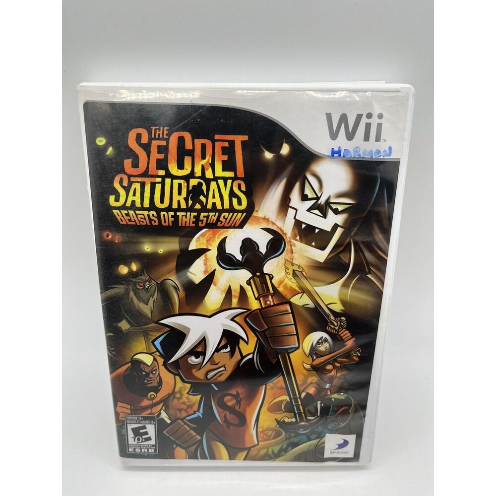 Secret Saturdays: Beasts of the 5th Sun (Nintendo Wii, 2009) - Tested